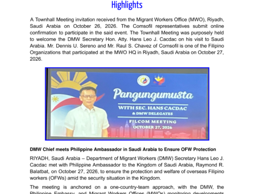 Townhall Meeting – Pangungumusta
